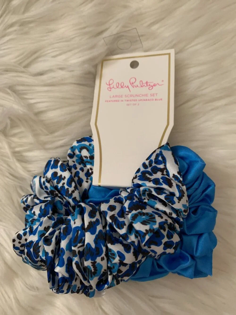 LILLY PULITZER Assorted Hair Scrunchies Set (6 PIECES)